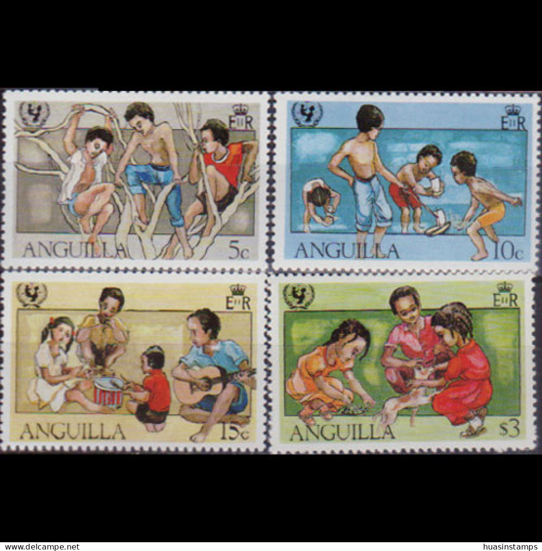 ANGUILLA 1981 - Scott# 448-51 UNICEF 35th. Set Of 4 MNH - Anguilla (1968-...)