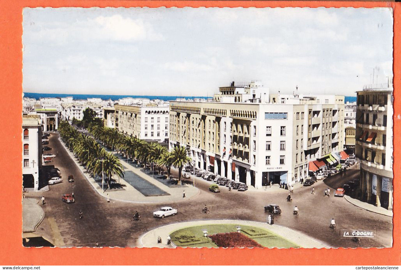 31223 / RABAT Maroc Avenue MOHAMED V 1960  Photo-Bromure LA CIGOGNE André LECOMTE SOCHEPRESS Casablanca  - Rabat