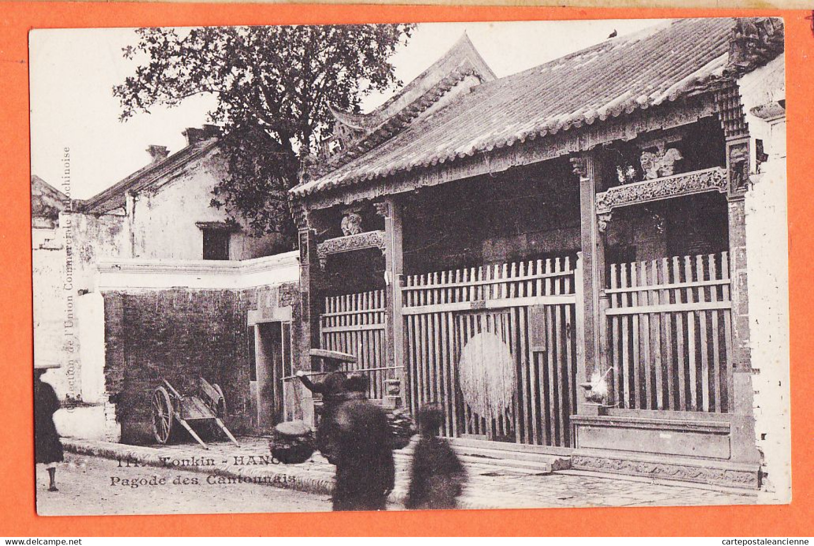 31132 / Etat Parfait HANOI Tonkin Pagode Des CANTONNAIS 1910s Collect. Union Commerciale Indochinoise 114  Indochine  - Viêt-Nam