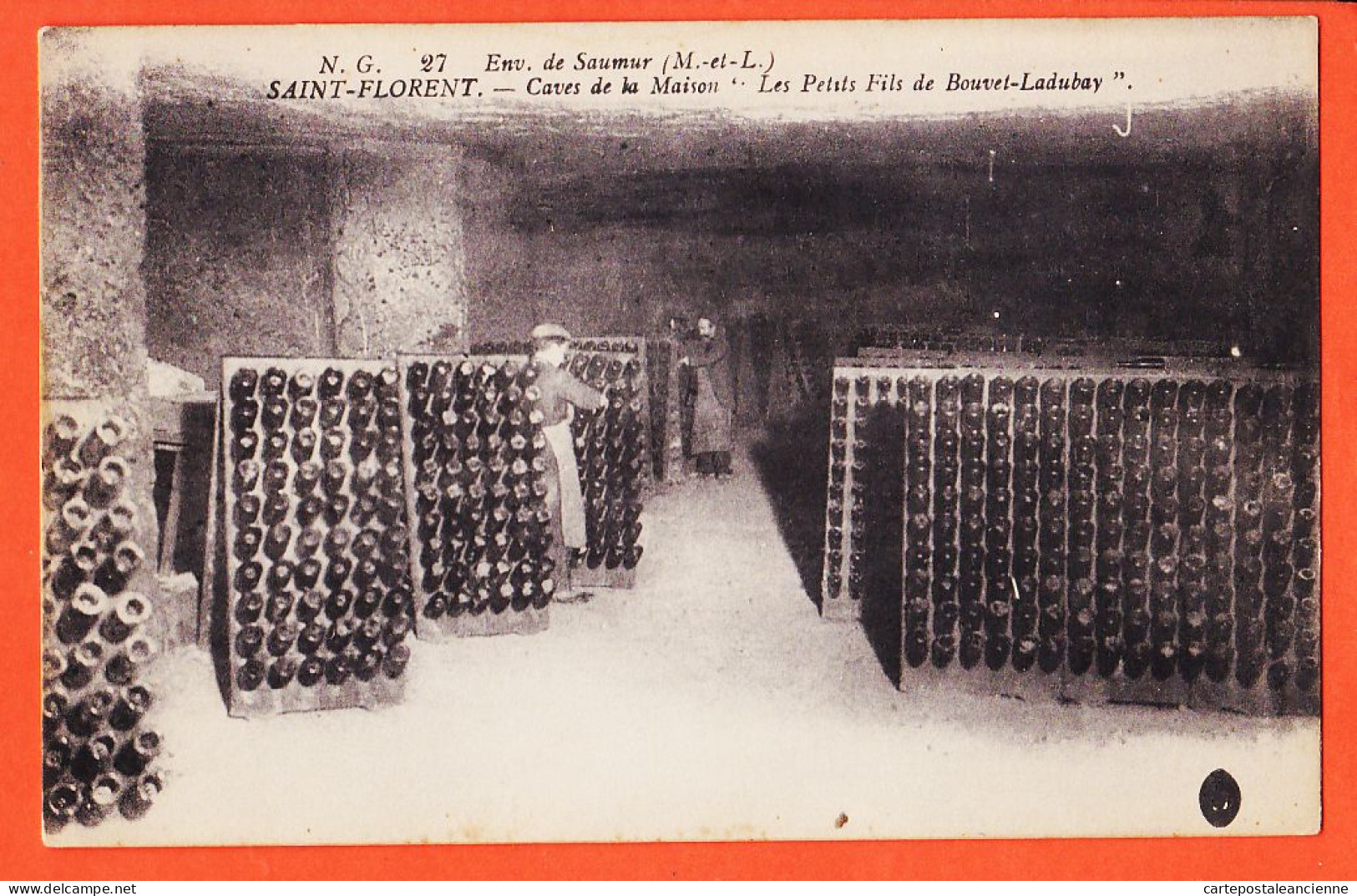 31383 / SAINT-FLORENT St Environs SAUMUR 49-Maine Et Loire Caves Maison Les Petits Fils De BOUVET-LADUBAY 1910s N.G 27 - Autres & Non Classés