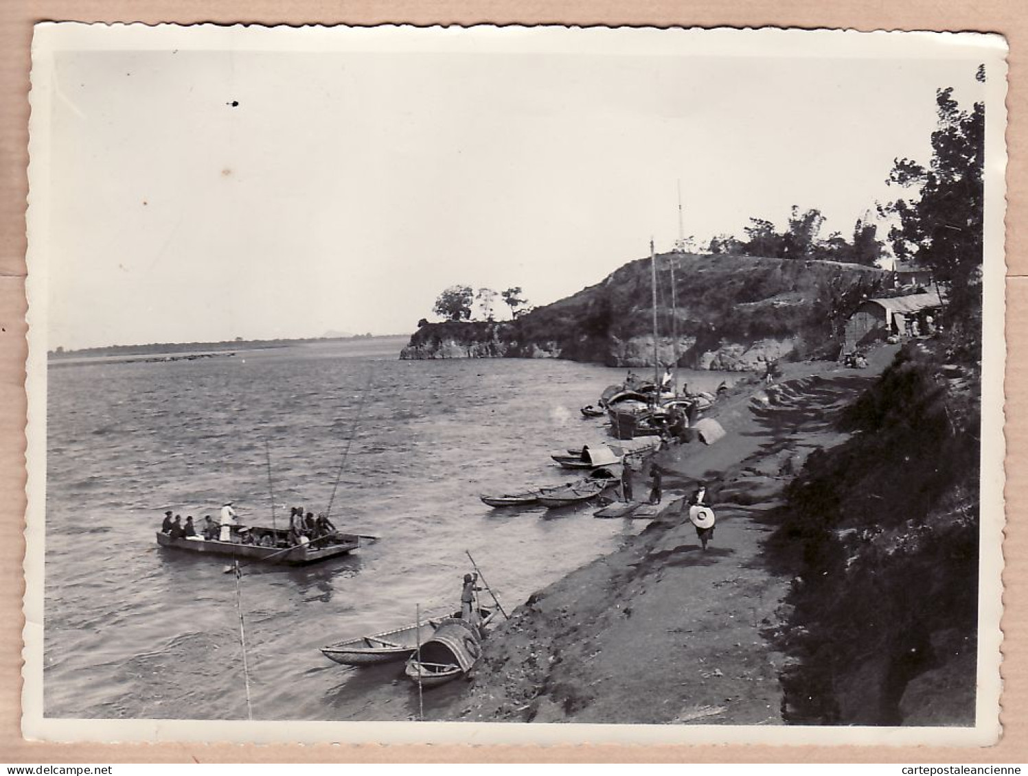 31139 / SONTAY TONG Viet-Nam Indochine Port Pêcheur Sampans Photographie 17x12,7 CPPRP - Viêt-Nam