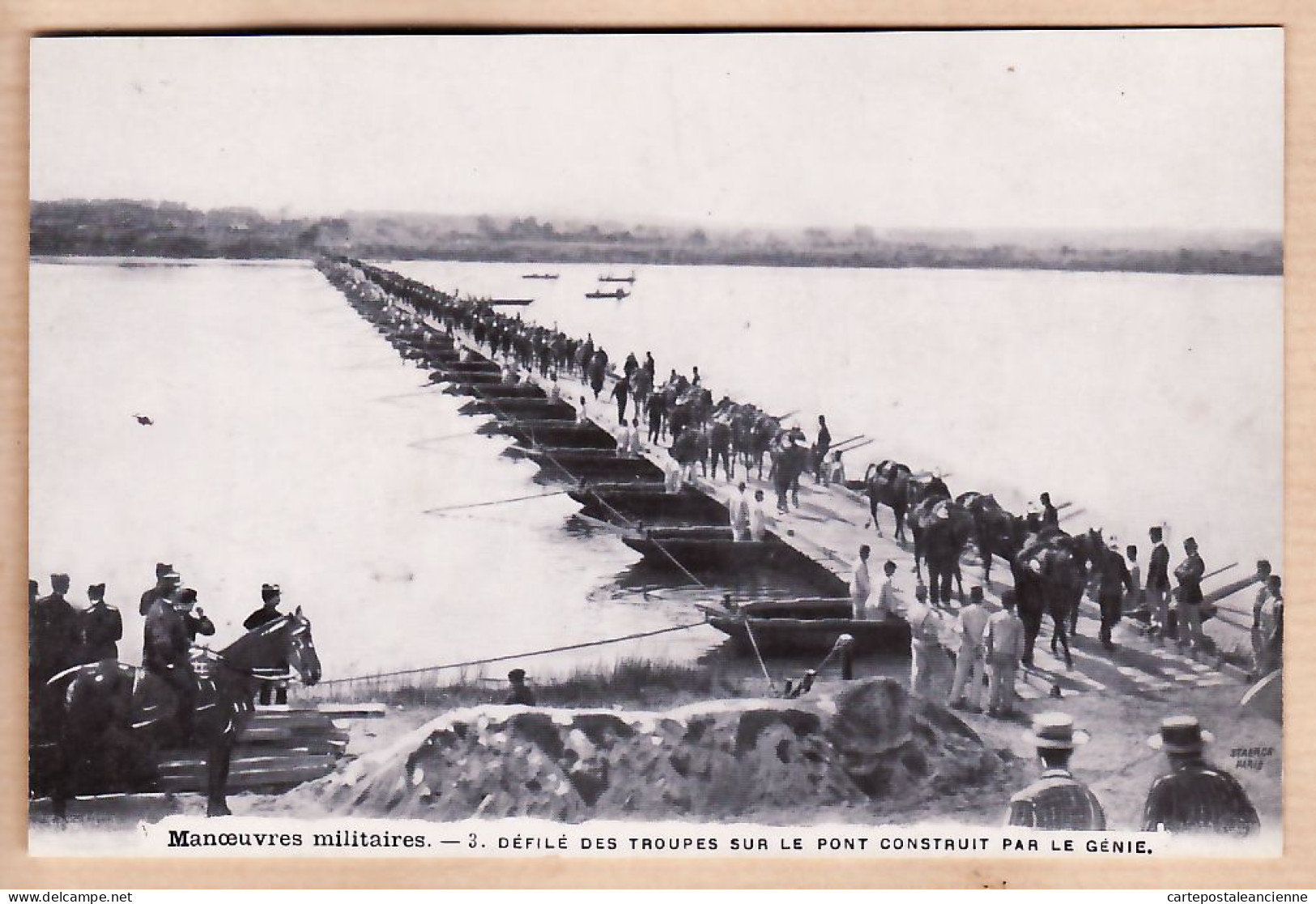 31379 / LA MENITRE  49-Maine Loire Manoeuvres Militaires Defilé Pont Construit 6e Regiment GENIE 1910s STAERCK N°3 - Autres & Non Classés