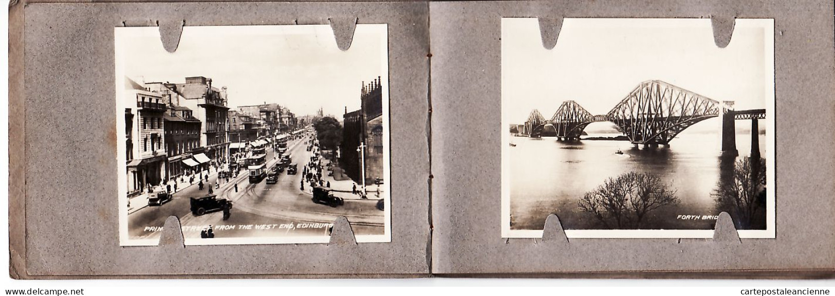 31319 / Scotland EDINBURGH Edimbourg 1920s Bank Street Forth Bridge Set 12 Photographs VALENTINE'S SNAPSHOTS - Lugares