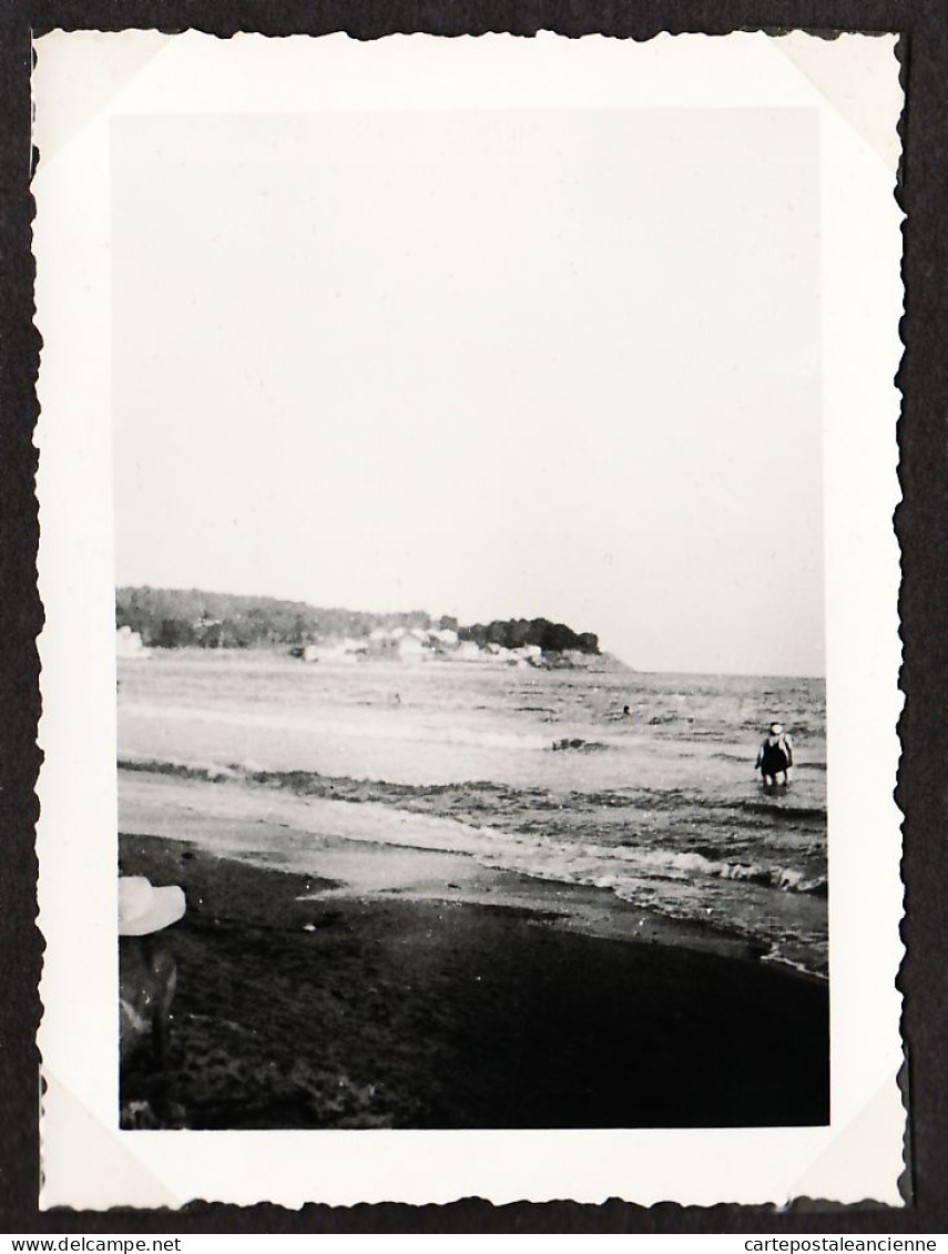 31320 / 5 Photographies TOULON Scène Plage SABLETTES Jeune Femme Bois FAROU Souvenir Voyage MEDITERRANEE 1925s VAR - Plaatsen