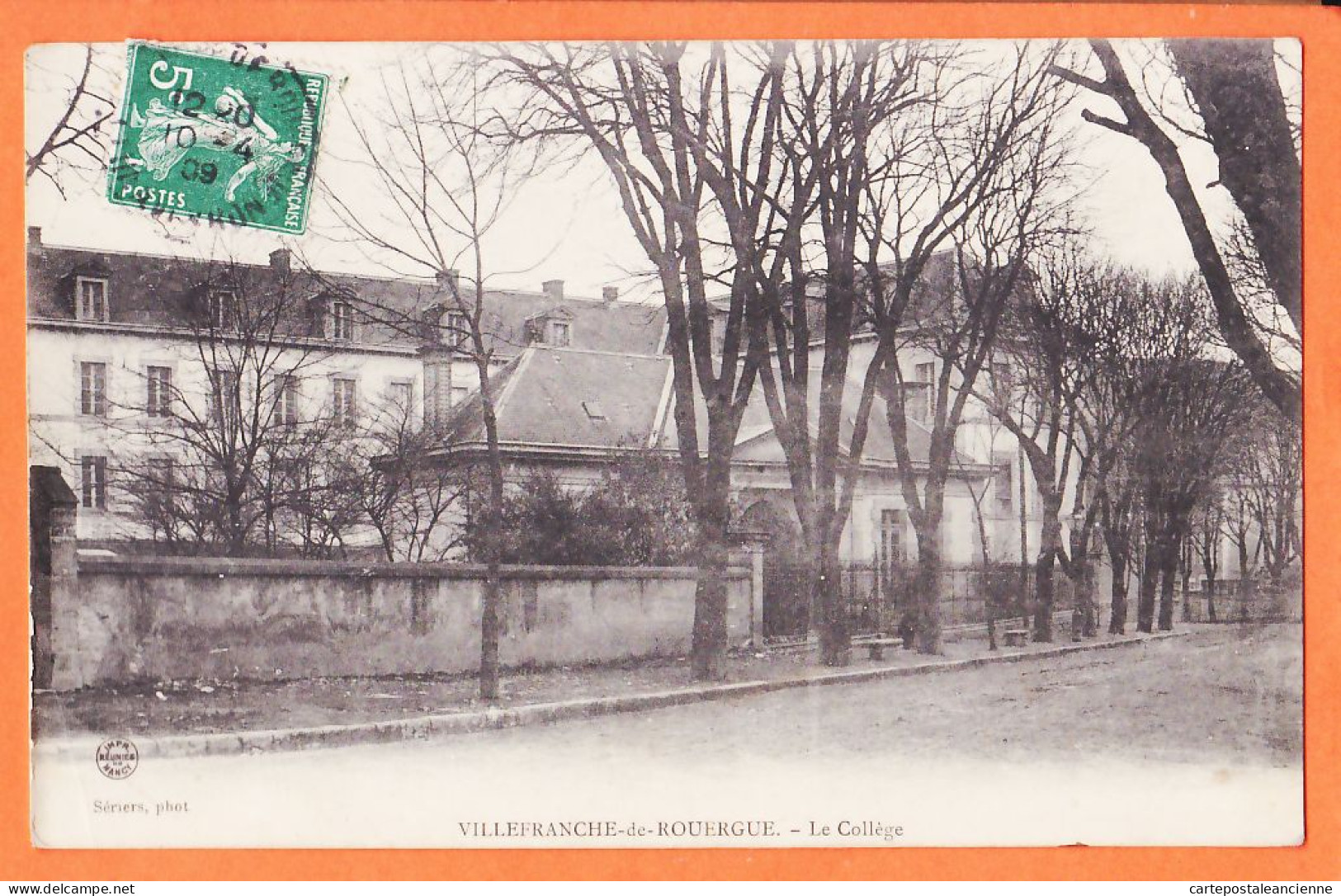 31398 / VILLEFRANCHE-de-ROUERGUE 12-Aveyron Le Collège 1910 De Louise LAGARDE à Elise ARDOISE VALDERIES / Photo SERIES - Villefranche De Rouergue