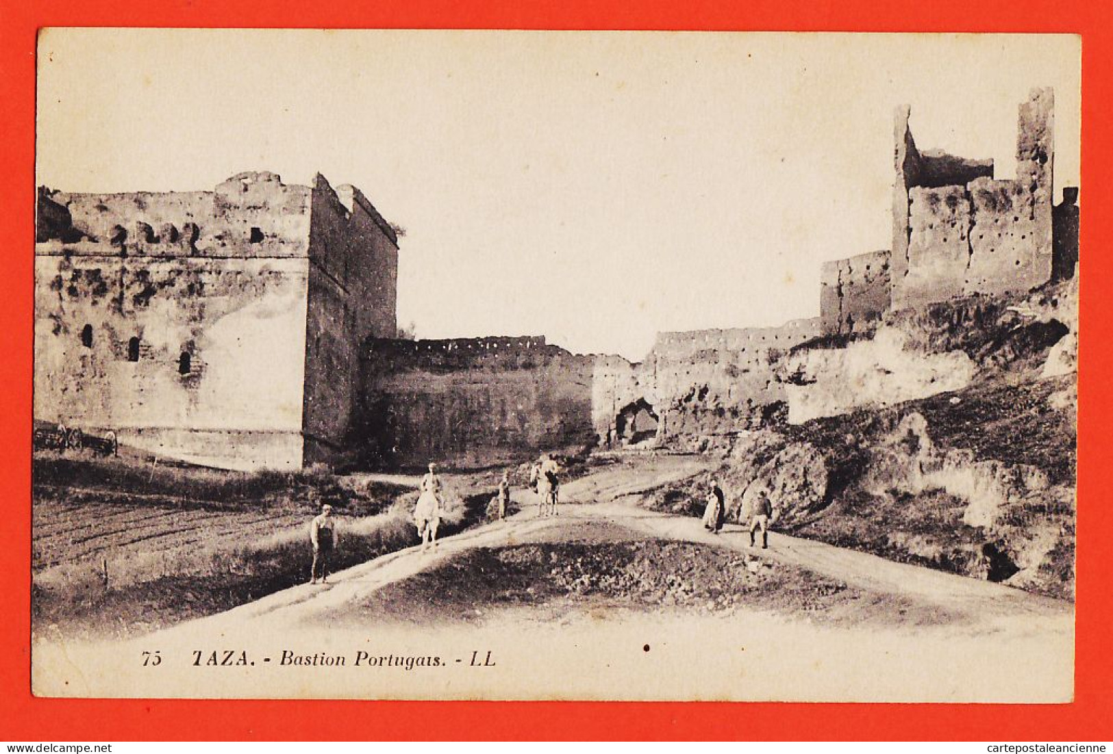 31249 / TAZA Maroc Bastion PORTUGAIS 1910s LEVY 75 - Autres & Non Classés