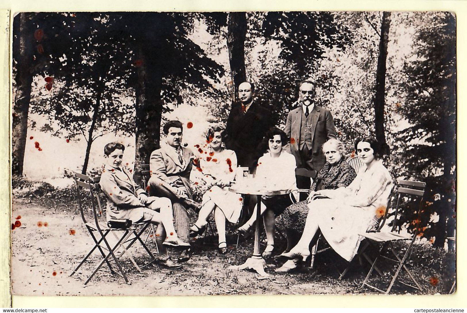 31241 / Carte-Photo " A Mon Grand Petit Jour De Son Départ Au MAROC Ta Vieille Maman '" Apéritif  13.09.1932 Morocco - Autres & Non Classés