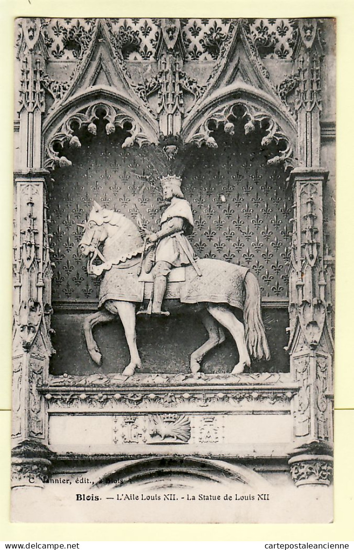 31010 / ⭐ BLOIS  Loir-et-Cher LOUIS XII L'aile Et La Statue  01.07.1912 à DURAND à VIHIERS-¤ C. VANNIER - Blois