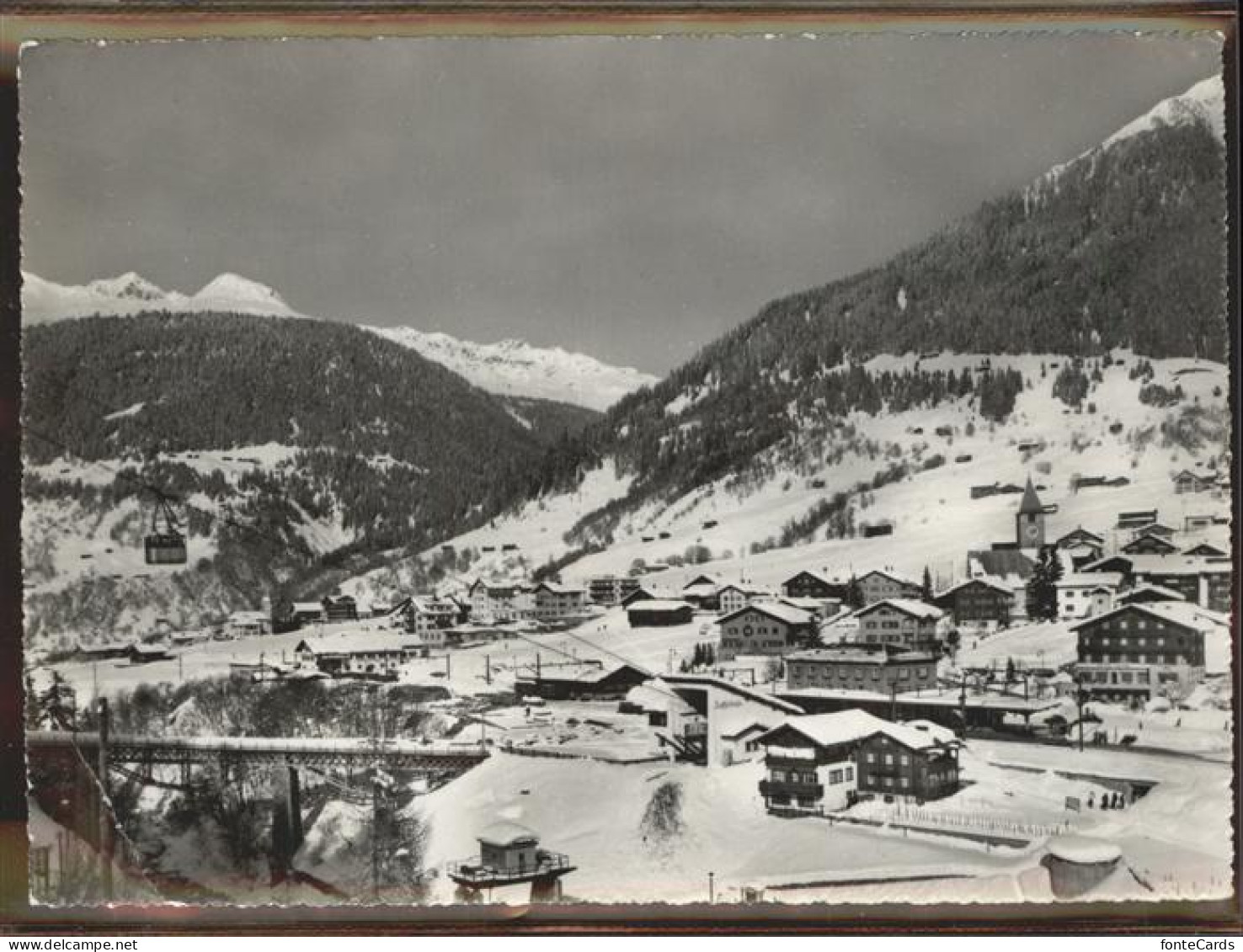 11310015 Klosters GR Klosters Mit Gotschnabahn Klosters - Sonstige & Ohne Zuordnung