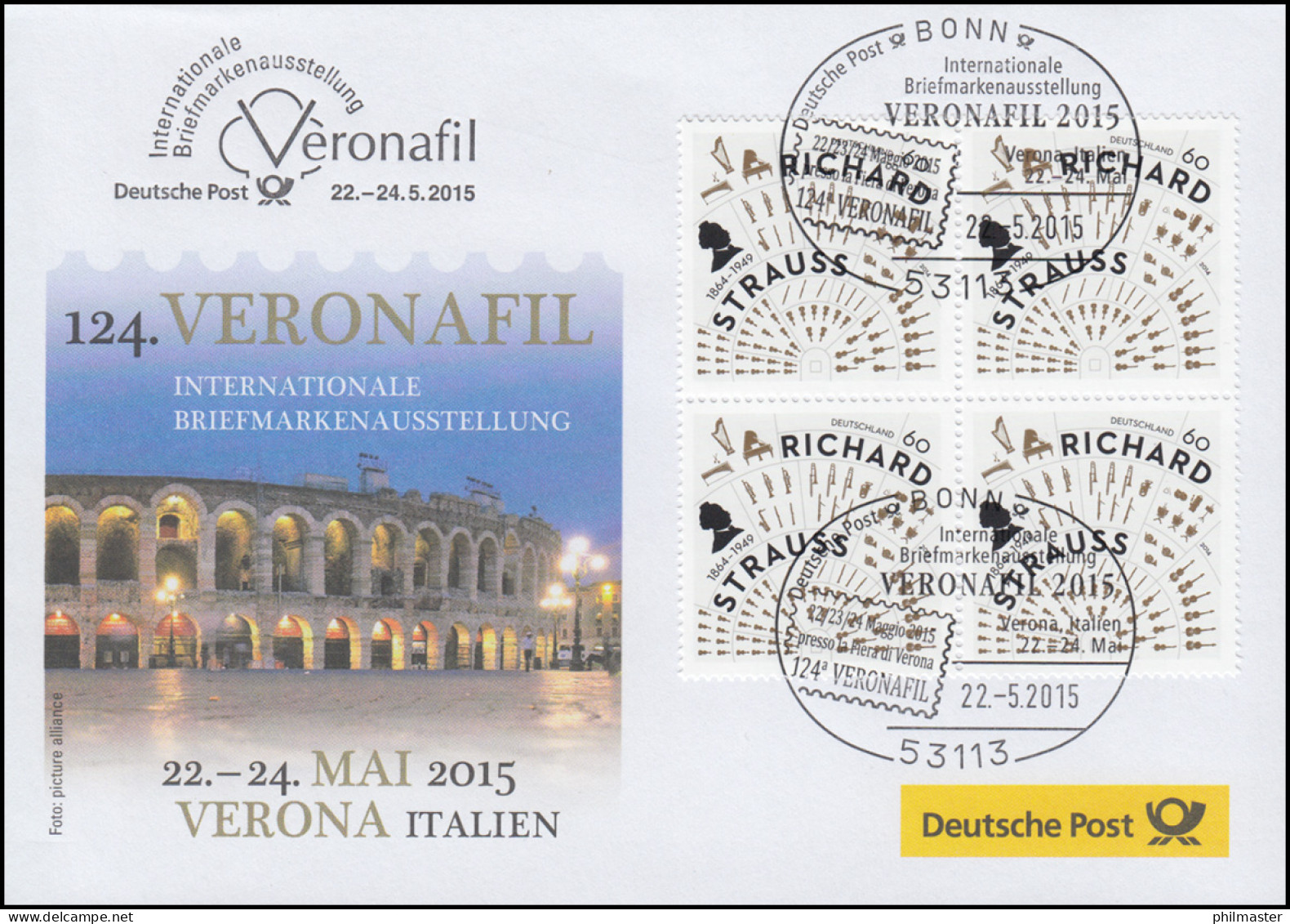 Ausstellungsbeleg Nr. 200 Veronafil 2015 - Altri & Non Classificati
