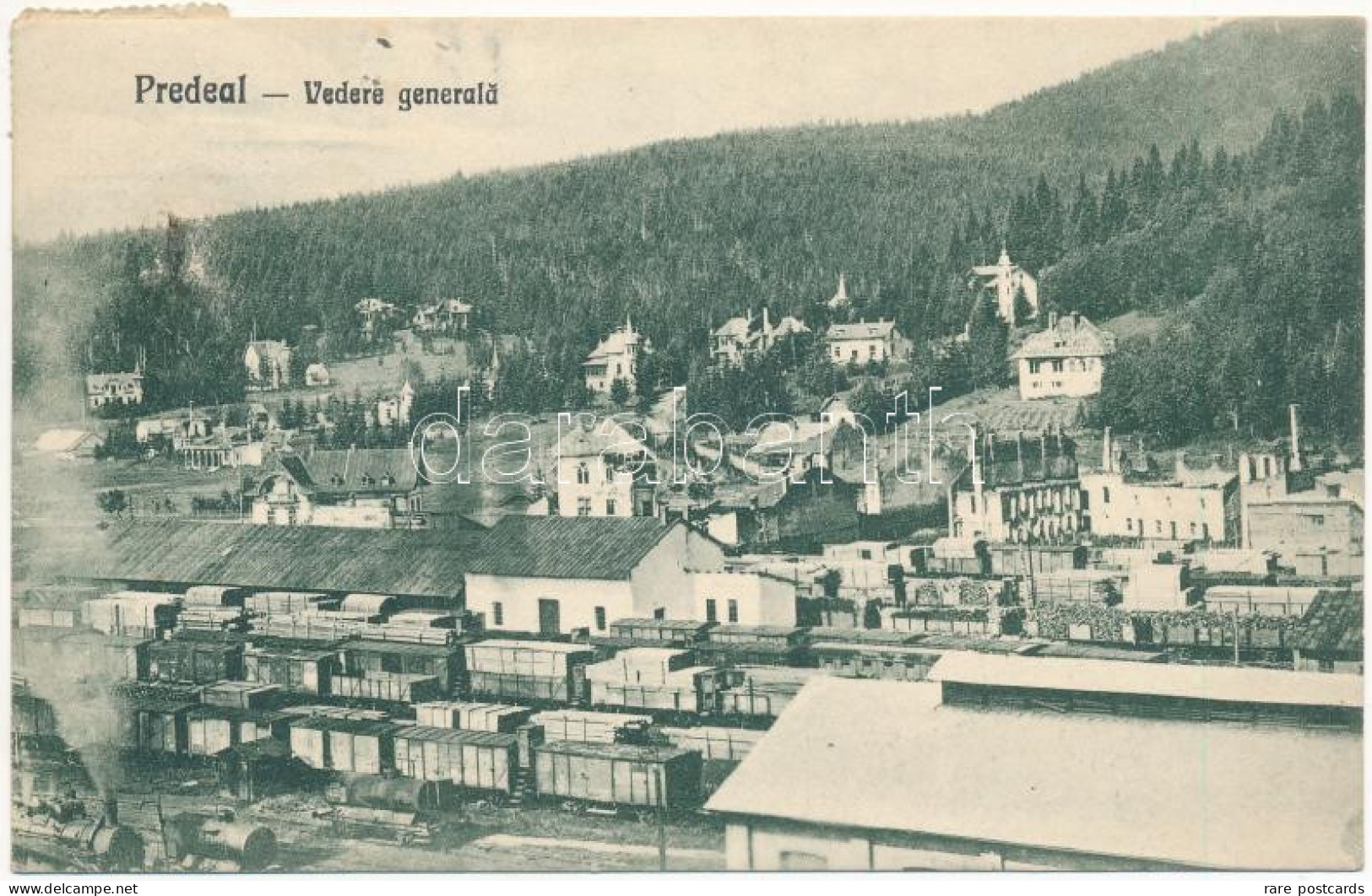 Predeal - Railway Station - Train With Locomotive - Brasov - Roumanie