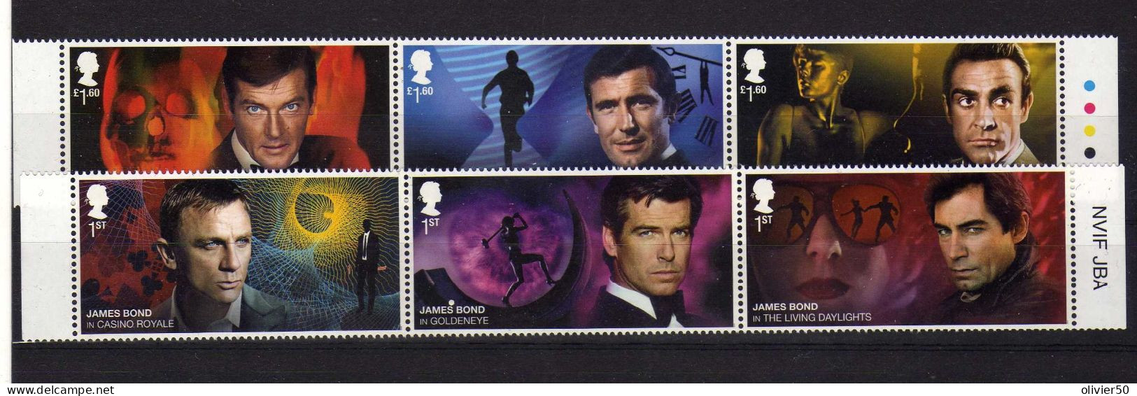 Grande-Bretagne - 2020 -Cinema - James Bond - Neufs** - MNH - Nuevos