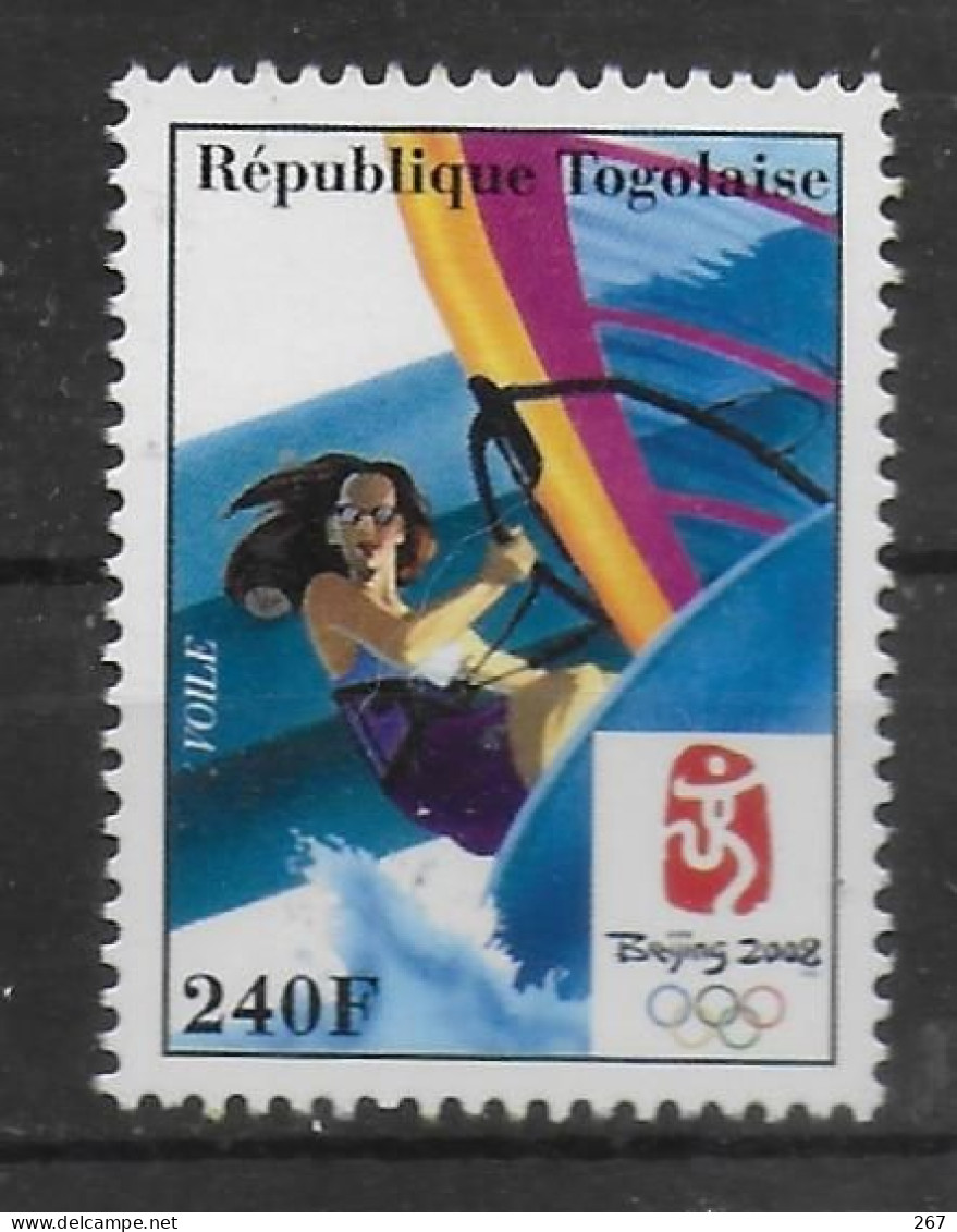 TOGO  N° 2055D  * *   Jo 2008  Voile - Segeln