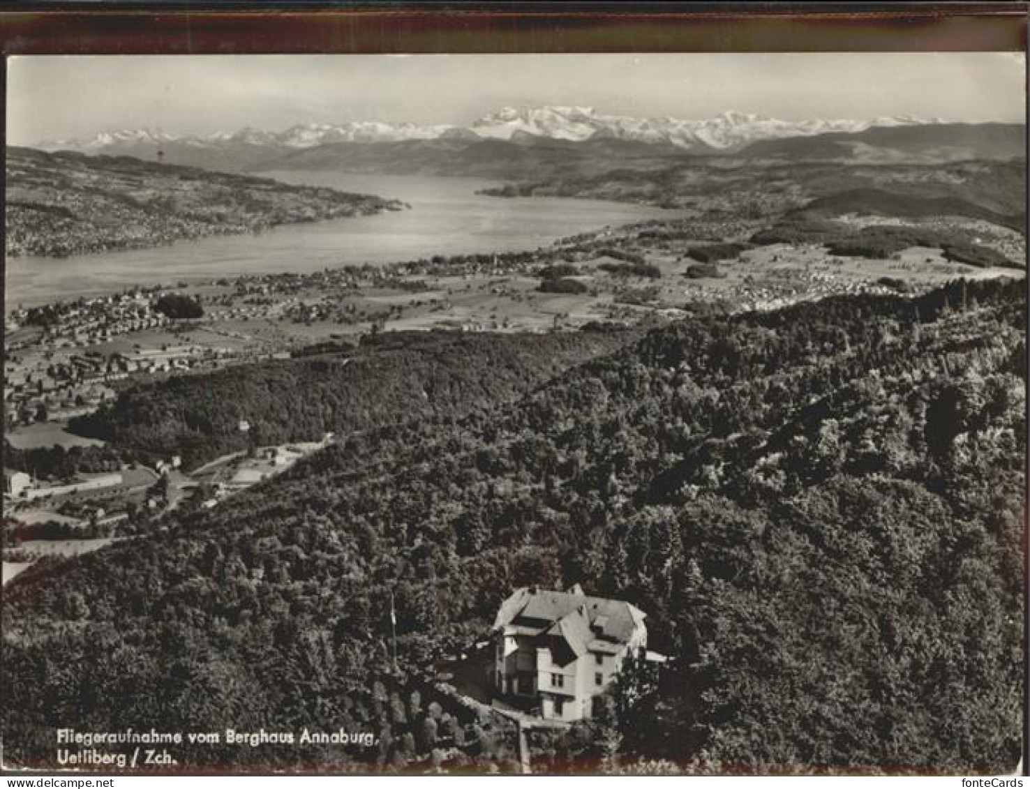 11309870 Uetliberg Zuerich Fliegeraufnahme Vom Berghaus Annaburg Uetliberg Zueri - Other & Unclassified