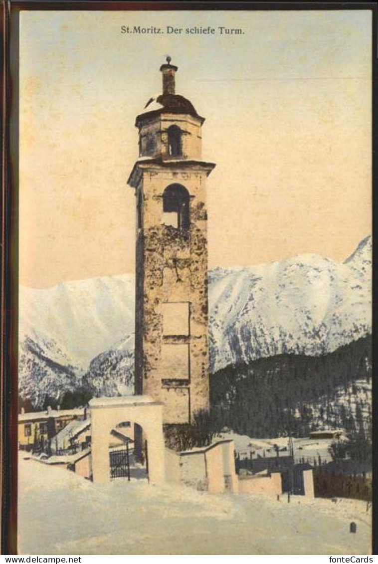 11309795 St Moritz GR Der Schiefe Turm St. Moritz - Sonstige & Ohne Zuordnung