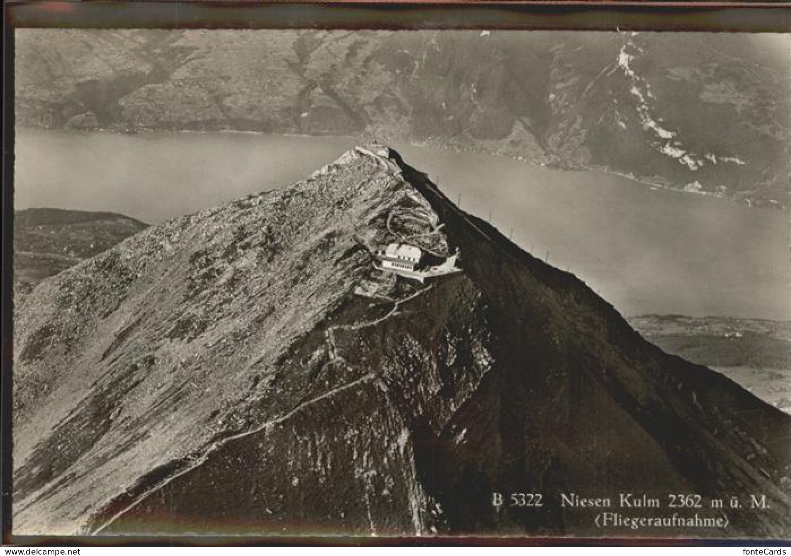 11309773 Niesen Kulm Fliegeraufnahme Niesen - Sonstige & Ohne Zuordnung