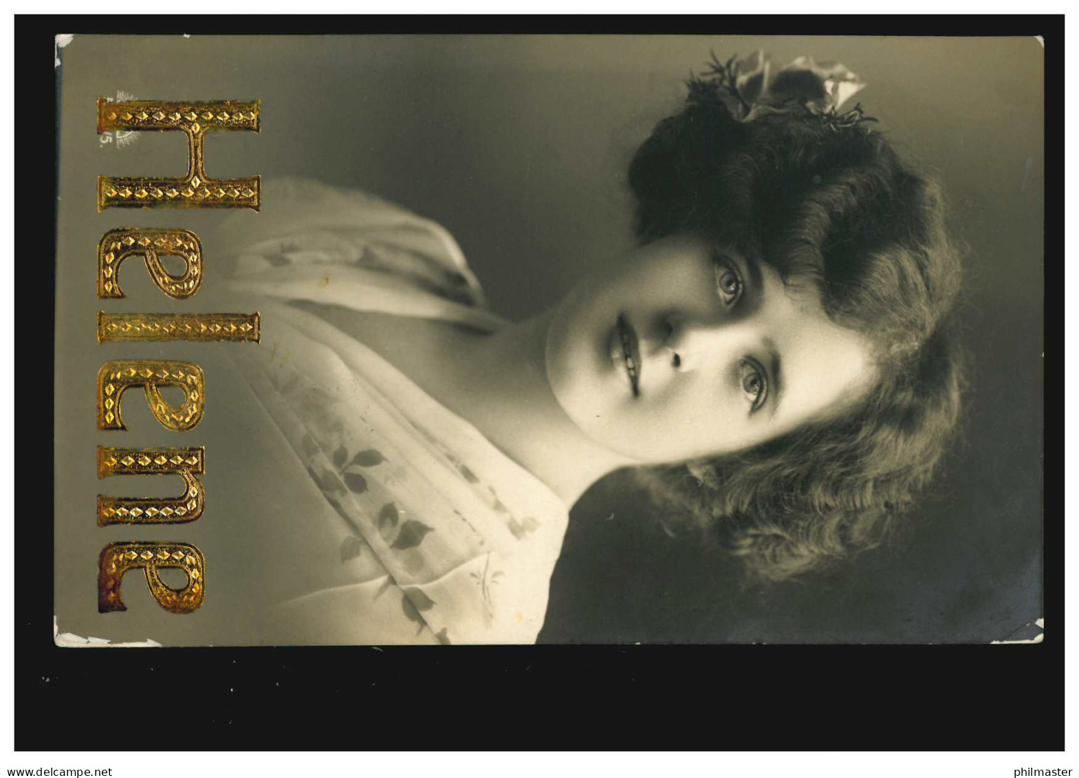 Ansichtskarte Vornamen: Helene, Frauenbild, JOHANNISKIRCHEN 3.12.1912 - Firstnames
