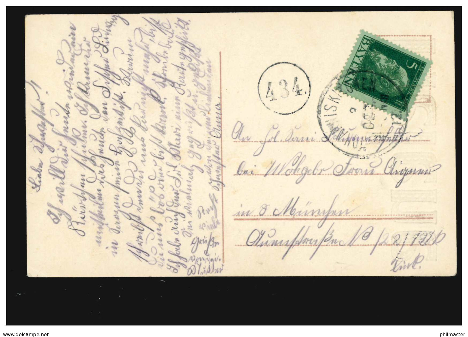 Ansichtskarte Vornamen: Helene, Frauenbild, JOHANNISKIRCHEN 3.12.1912 - Nomi