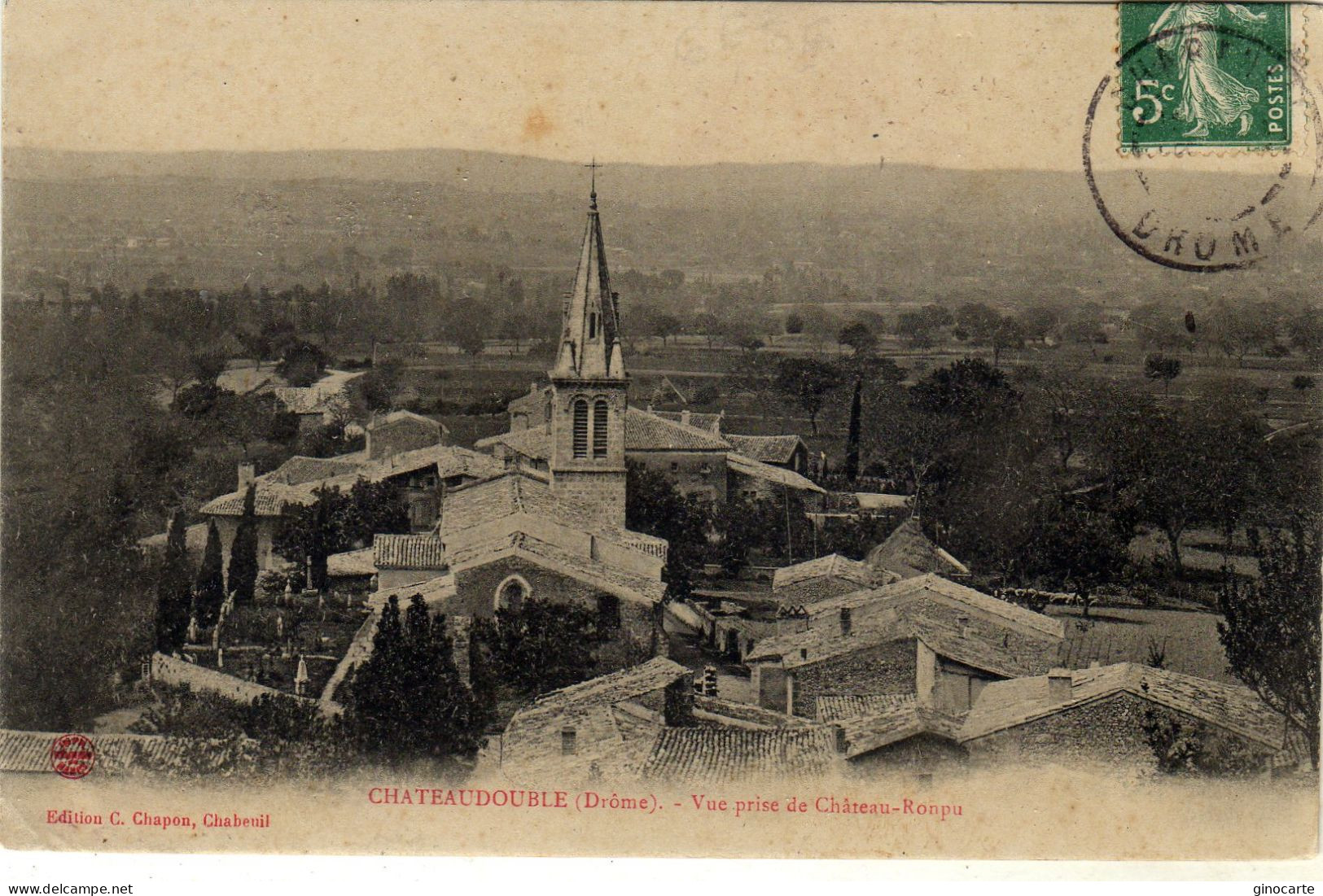 Chateaudouble Vue Prise De Chateau Ronpu - Autres & Non Classés