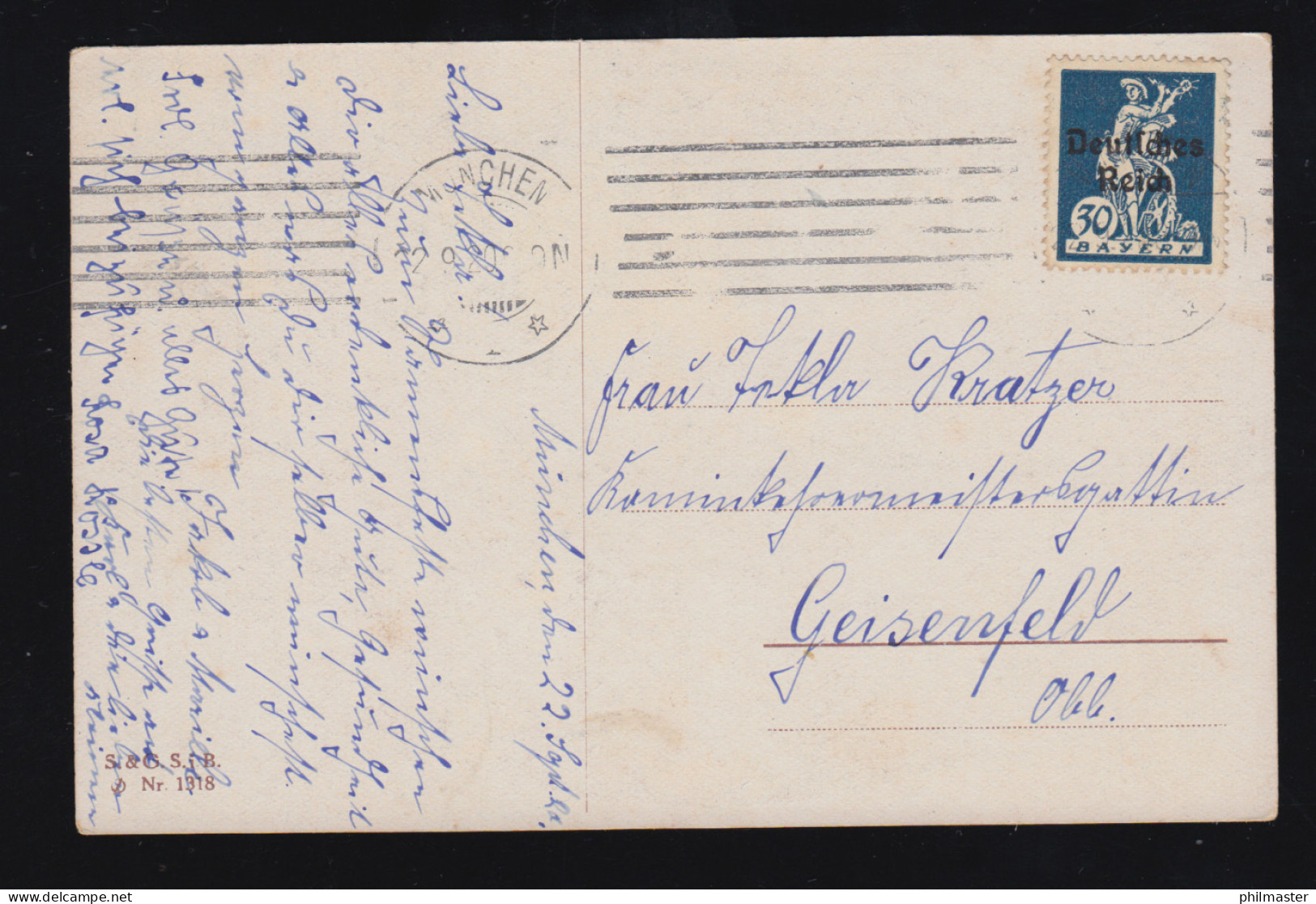 Künstler-AK Ein Stürmischer Liebhaber - Mädchen Mit Hund, MÜNCHEN 22.9.1920 - Honden