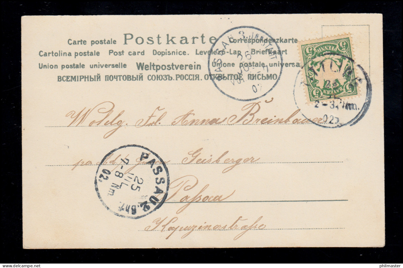 Postkarte Mit Blumenduft Tiere-AK Weiße Katze Und Schwarzer Kater, TITTLING 1902 - Katzen