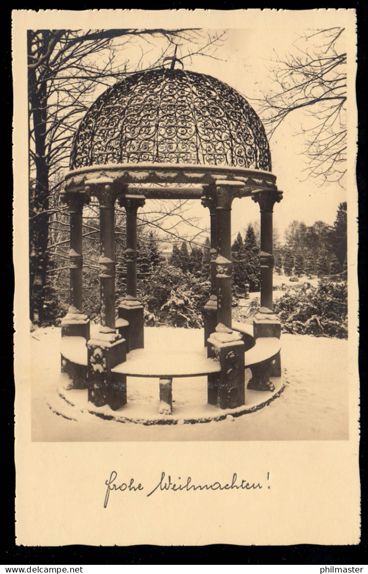 Foto-AK Weihnachten: Pavillon Im Winter, WEISSENBACH Am ATTERSEE 1932 - Altri & Non Classificati