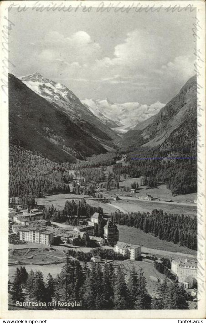 11309719 Pontresina Pontresina Mir Rosegtal Pontresina - Andere & Zonder Classificatie