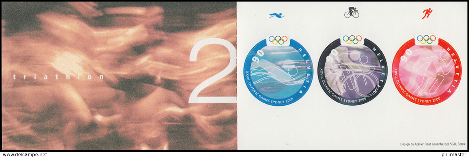 Schweiz Markenheftchen 0-119, Olympische Sommerspiele Sydney 2000, ** - Booklets