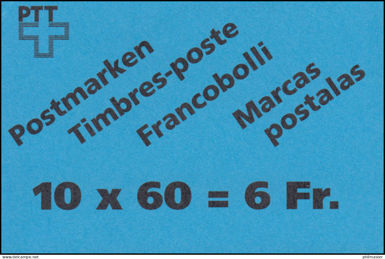 Schweiz Markenheftchen 0-94, Bergseen: Lac De Tanay 1993, ** - Postzegelboekjes