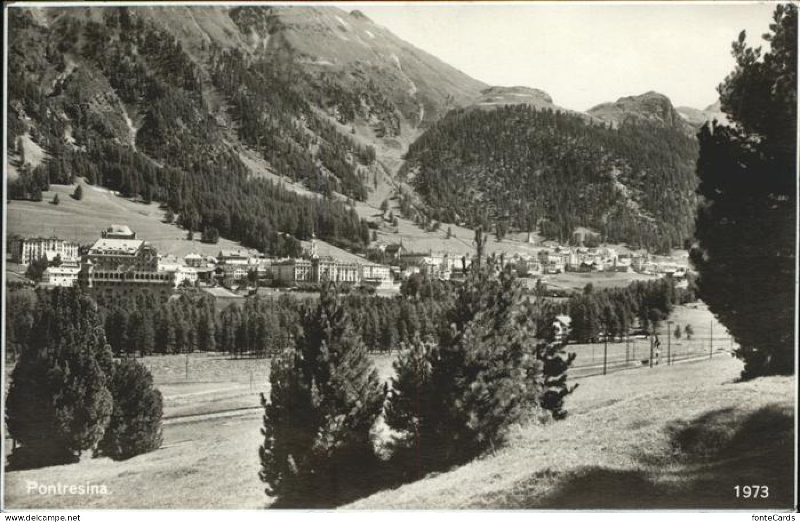 11309714 Pontresina Gesamtansicht Pontresina - Sonstige & Ohne Zuordnung