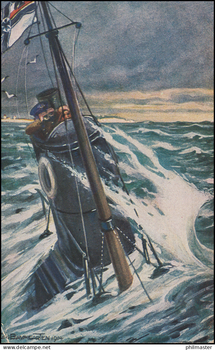 Propaganda-AK Deutsches U-Boot Kolonialkriegerdank Velbert 10.5.1916 - Andere & Zonder Classificatie