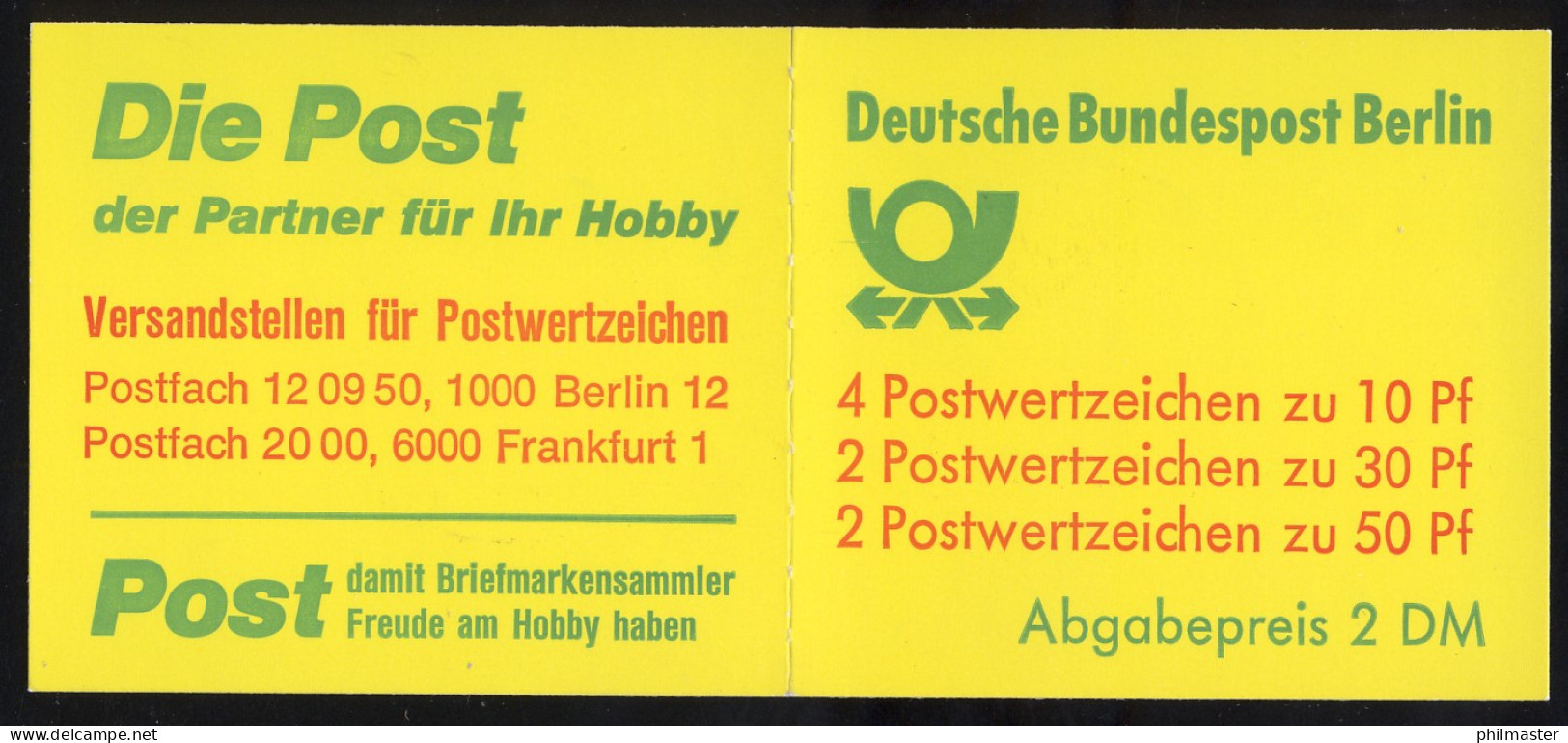 11cb MH BuS 1980 - Mit PLF II: Punkt Am Fenster, Feld 2, VS-O Berlin 23.10.81 - Libretti