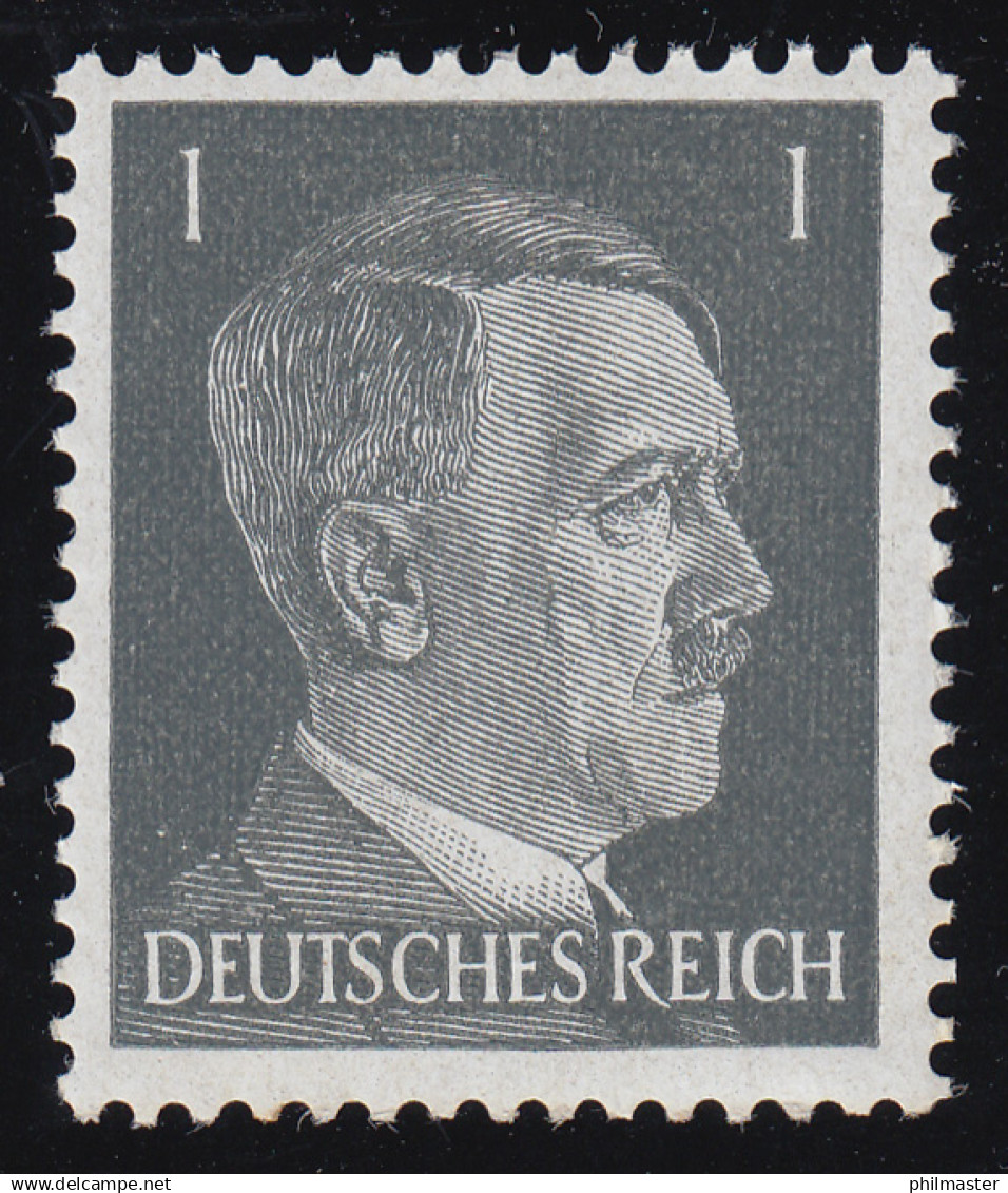 781a Hitler 1 Pf Dunkelgrau ** - Neufs