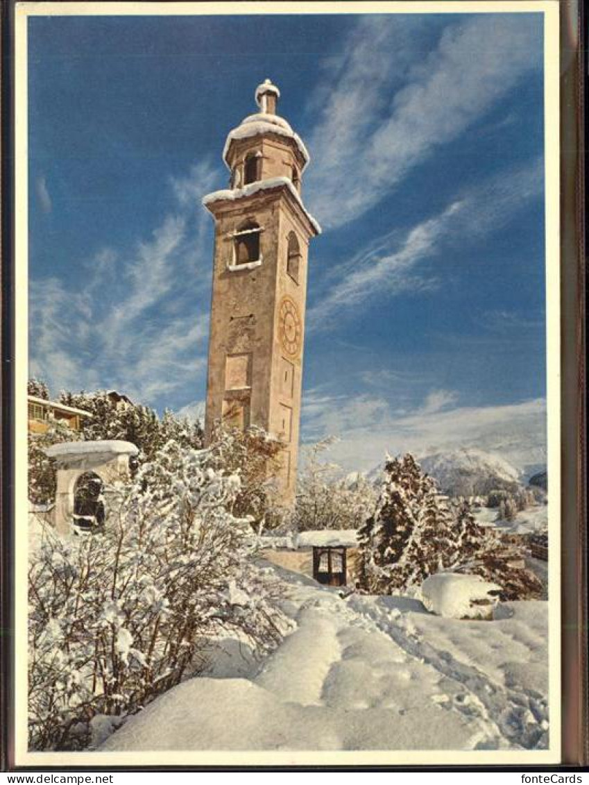 11309696 St Moritz GR Schiefer Turm St Moritz - Andere & Zonder Classificatie