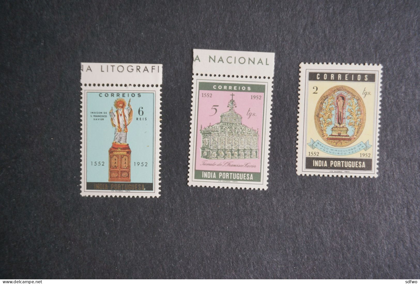 (G) Portuguese India - 1952 St. Francisco Xavier Complete Set - MNH - Portuguese India