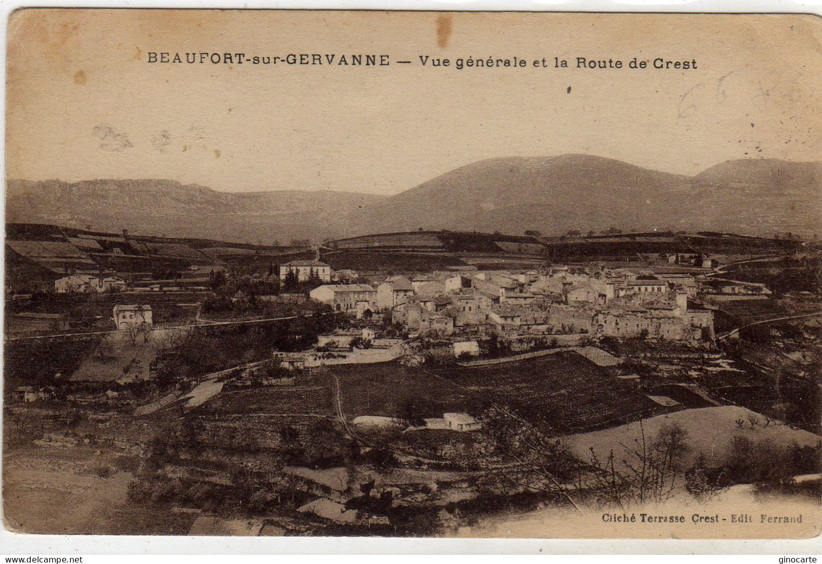 Beaufort Sur Gervanne Vue Generale - Autres & Non Classés