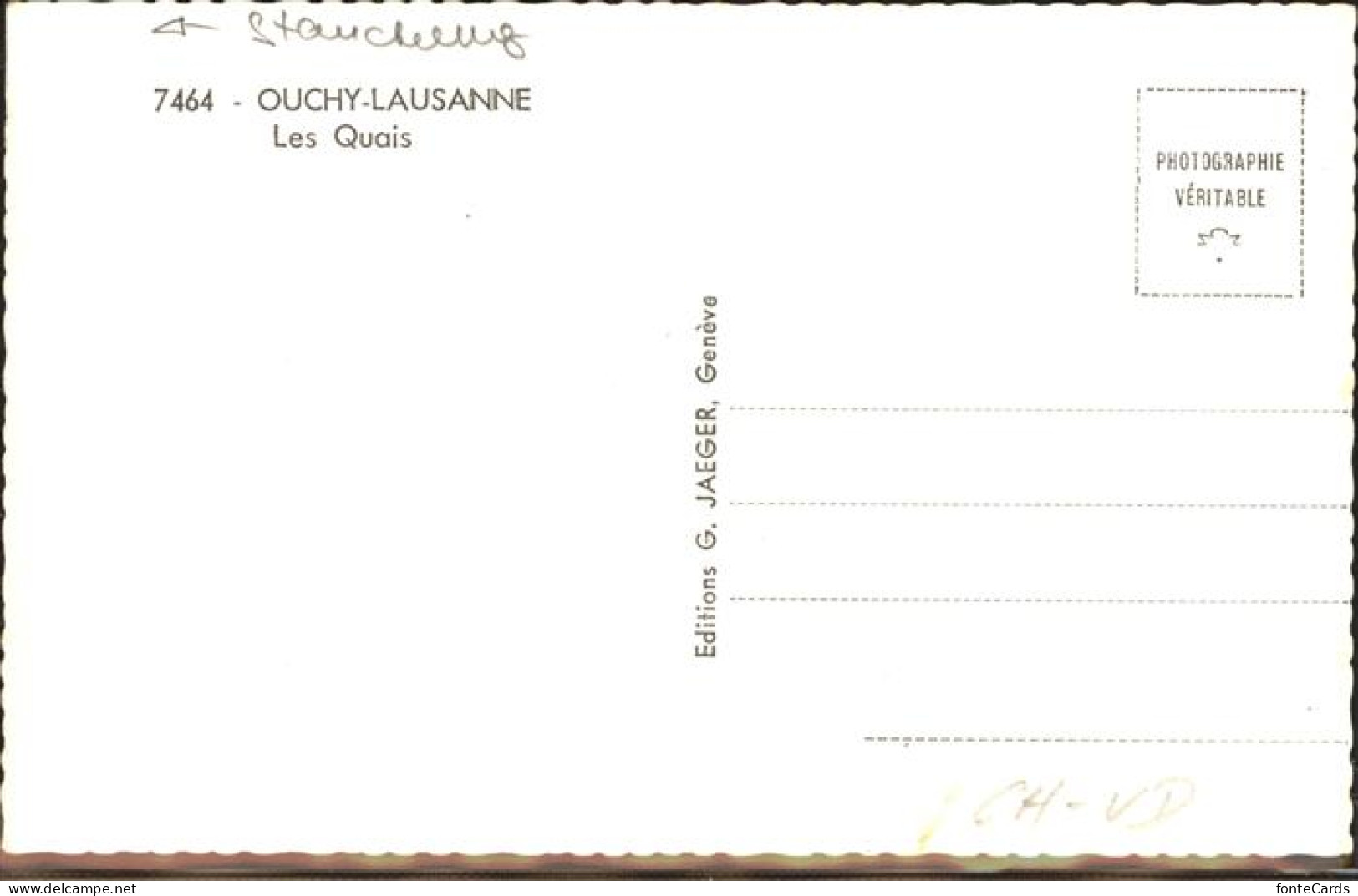 11309638 Ouchy Les Quais Lausanne - Andere & Zonder Classificatie