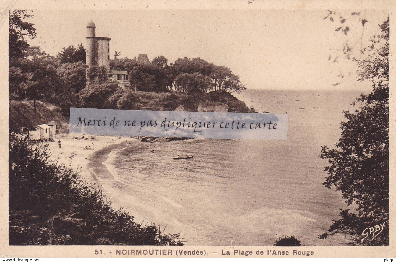 85163 01 02#0 - NOIRMOUTIER - LA PLAGE DE L'ANSE ROUGE - Noirmoutier