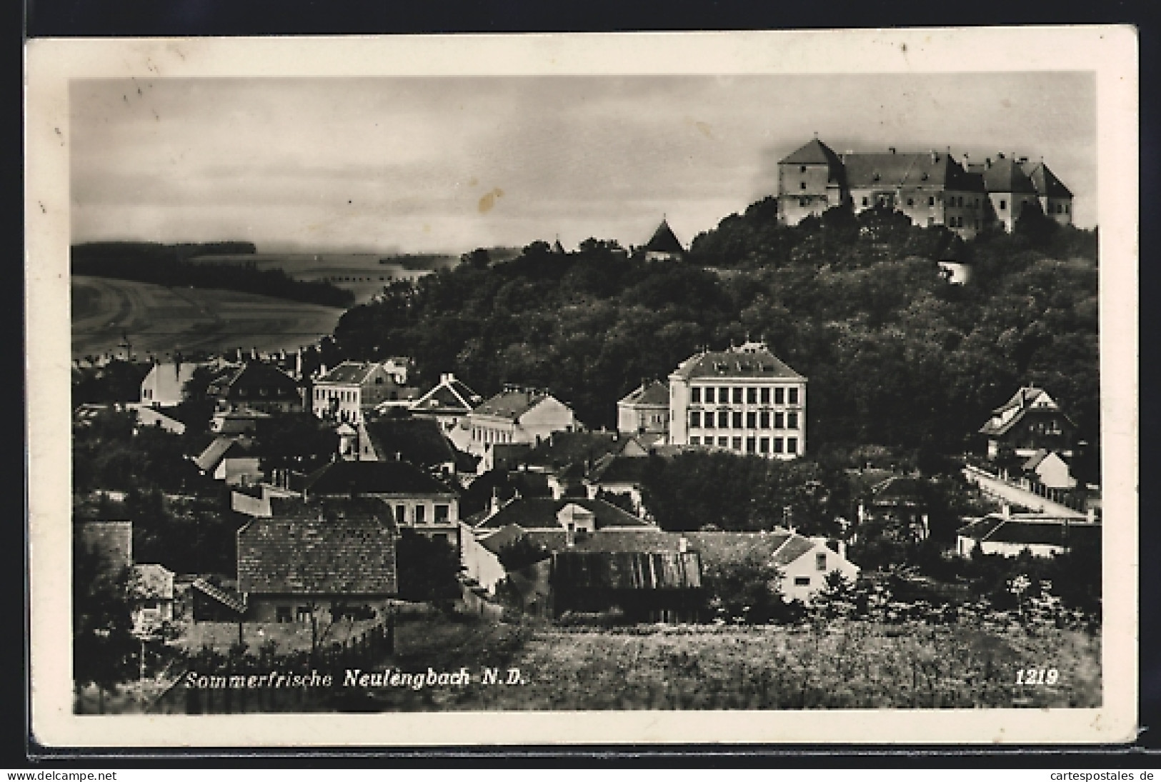 AK Neulengbach N. D., Ortsansicht Mit Burg  - Sonstige & Ohne Zuordnung