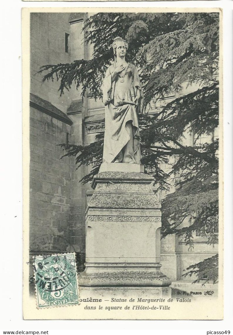 Charente , Angoulème , Statue De Marguerite De Valois - Angouleme