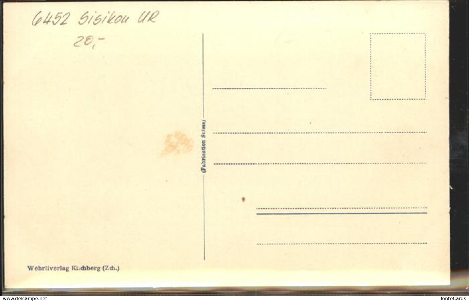 11308692 Sisikon Urirotstock Sisikon - Sonstige & Ohne Zuordnung