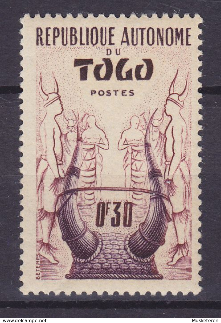 Togo 1957 Mi. 227, 30c. Kopfschmuck, MNH** - Ungebraucht