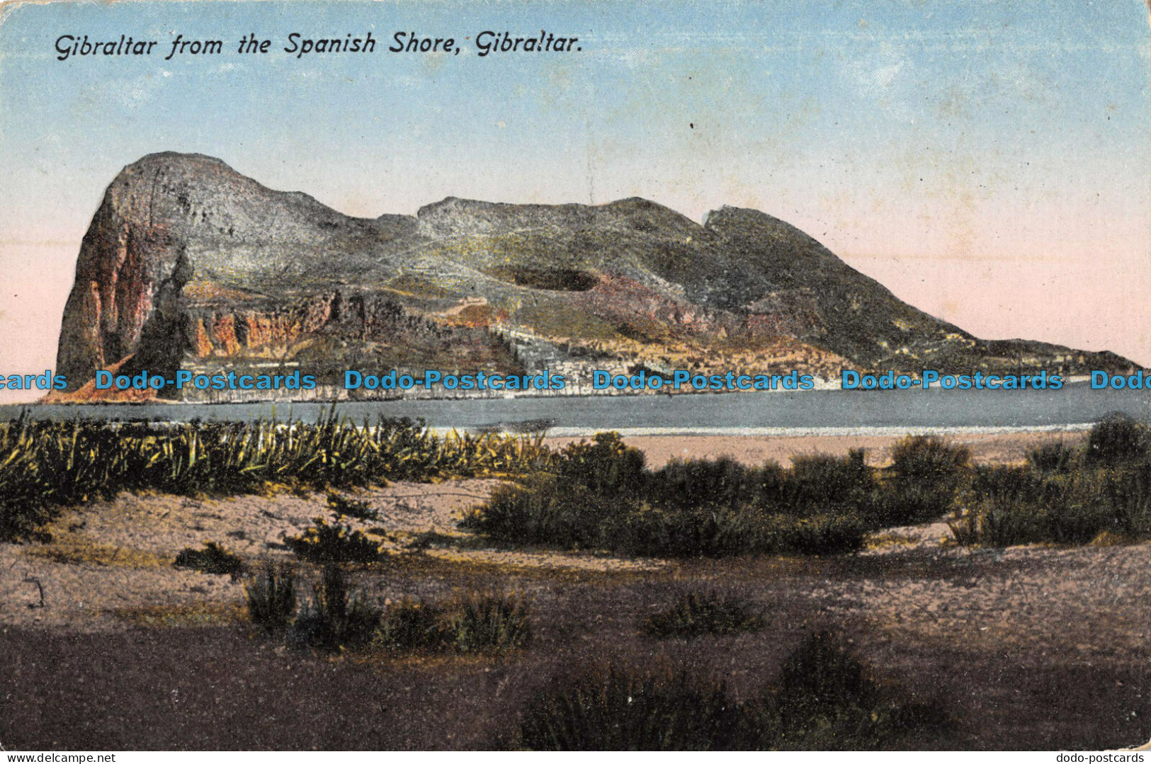 R093153 Gibraltar From The Spanish Shore. Gibraltar. Benzaquen - World