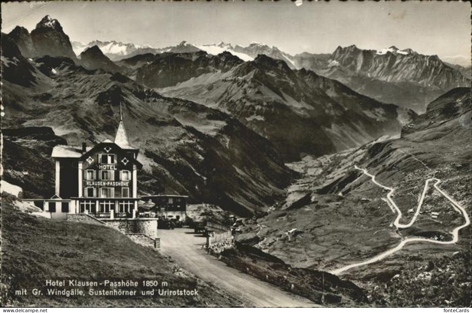 11308570 Klausenpass Hotel Klausenpasshoehe Windgaelle Sustenhoerner Klausenpass - Sonstige & Ohne Zuordnung