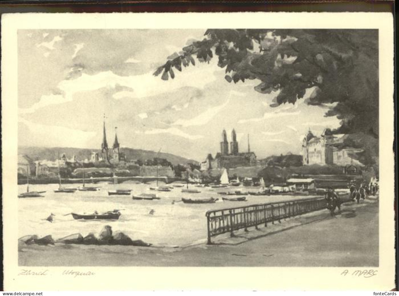 11308552 Zuerich Utoquai Zuerich - Andere & Zonder Classificatie