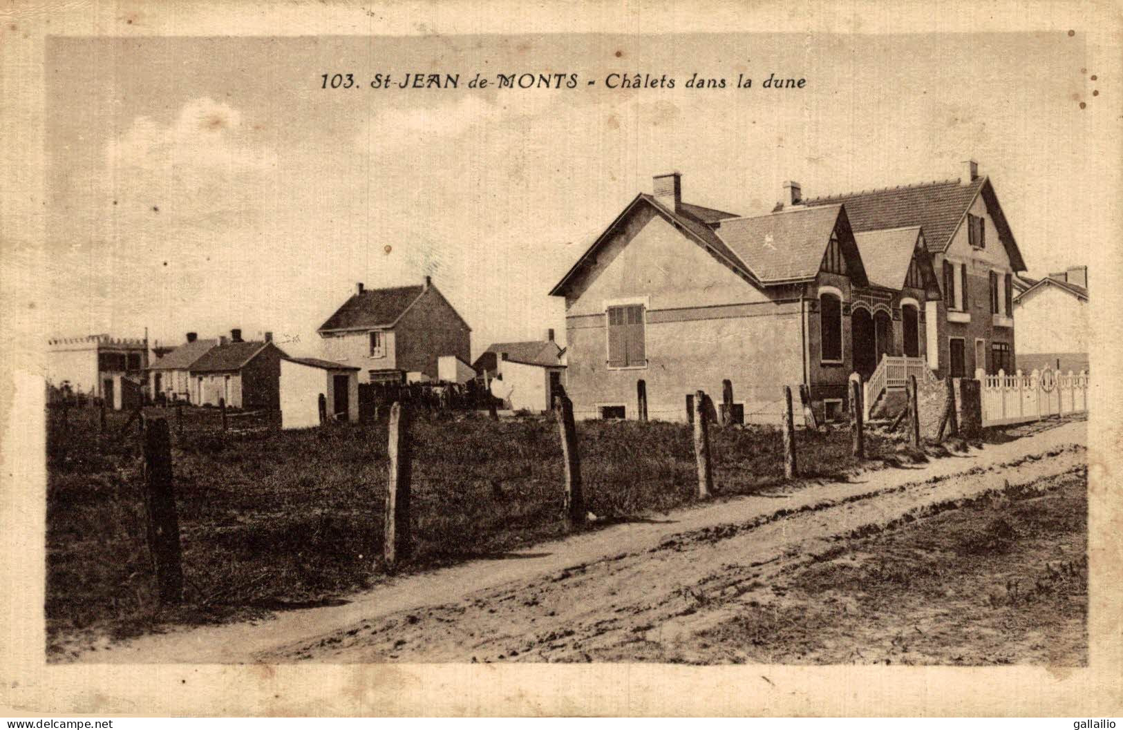 SAINT JEAN DE MONTS CHALETS DANS LA DUNE - Saint Jean De Monts