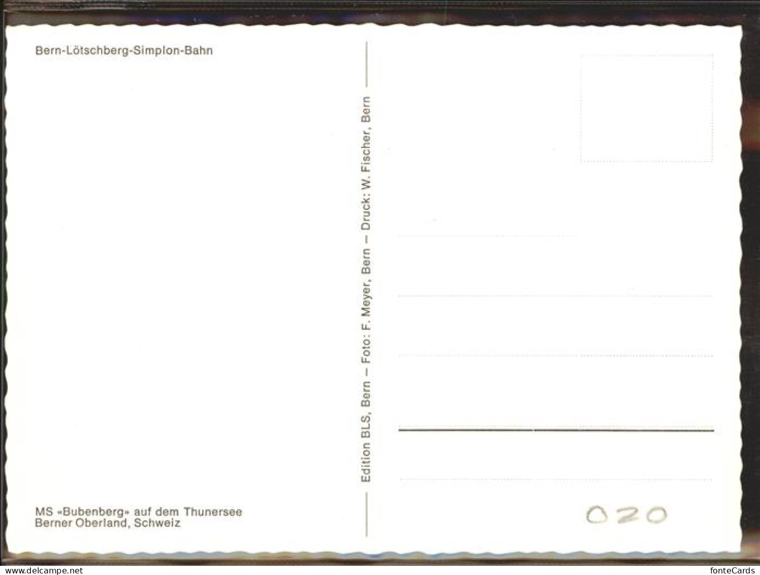 11308548 Thunersee MS Bubenberg Thun - Otros & Sin Clasificación