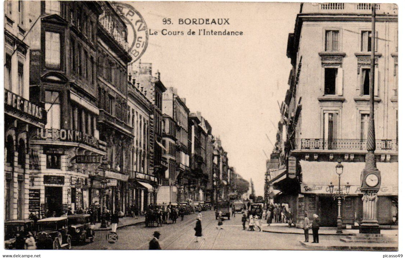 Girondes , Bordeaux , Le Cours De L'intendance - Bordeaux