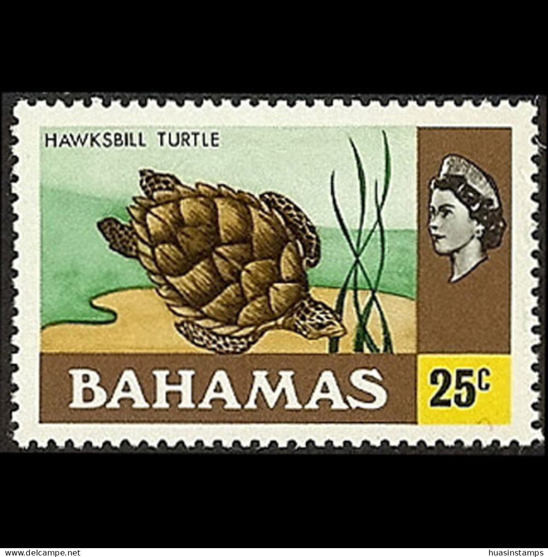 BAHAMAS 1978 - Scott# 439 Turtle Unwmk 25c MNH - Bahamas (1973-...)