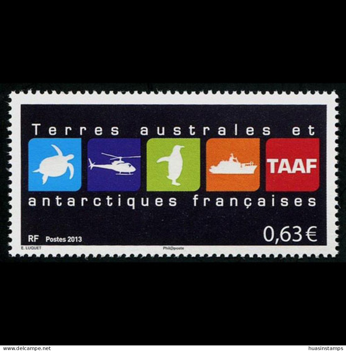 FR.S.& ANTARCT 2013 - Scott# 488 Emblems Set Of 1 MNH - Unused Stamps
